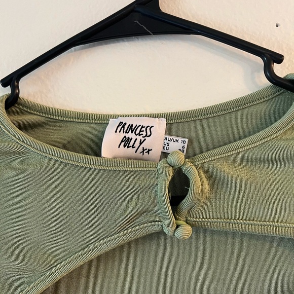 Princess Polly Long Sleeve Top Size 6 - Picture 2 of 2